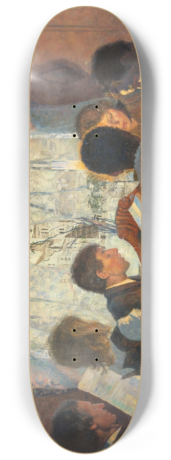 Gustav Wentzel - Morning Mood 8.25 inch art skate deck