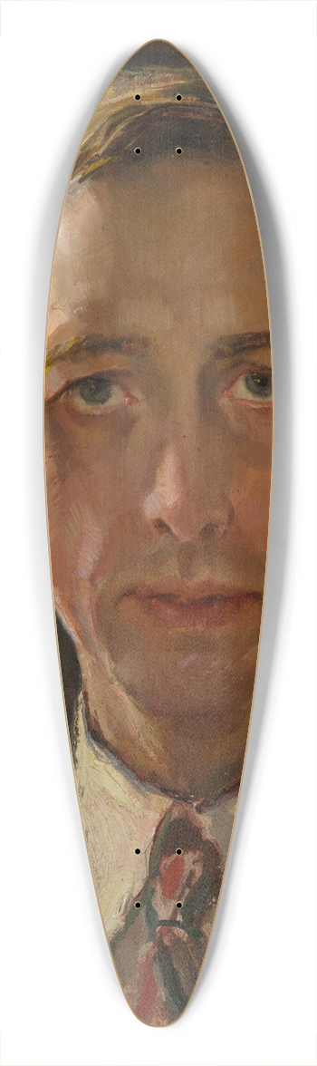 Wilhelm Hempfing - Selbstbildnis 39.3 inch art pintail longboard deck