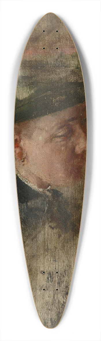 Wilhelm Leibl - Mdchenkopf 39.3 inch art pintail longboard deck