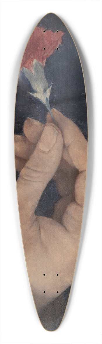 Wilhelm Leibl - Rechte Hand des Mdchens mit der Nelke 39.3 inch art pintail longboard deck