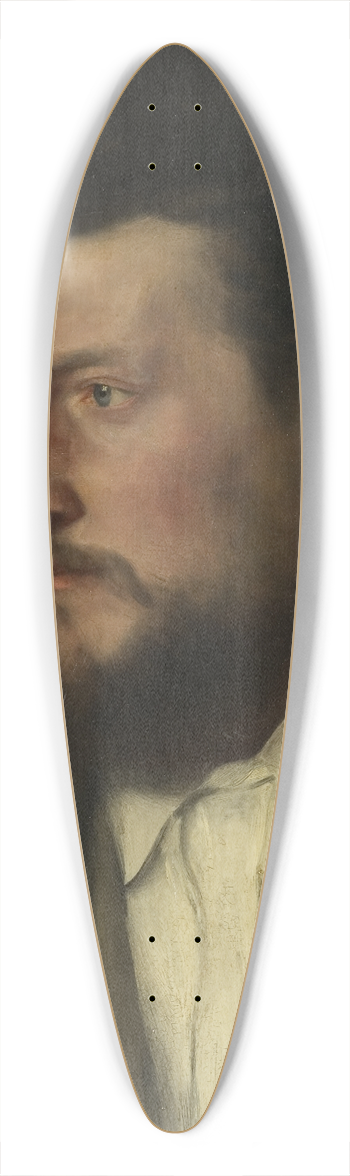 Wilhelm Leibl - The Chemist J Jais 39.3 inch art pintail longboard deck