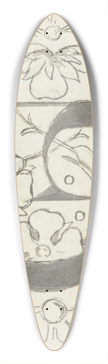Wilhelm Steinhausen - Initial G 39.3 inch art pintail longboard deck