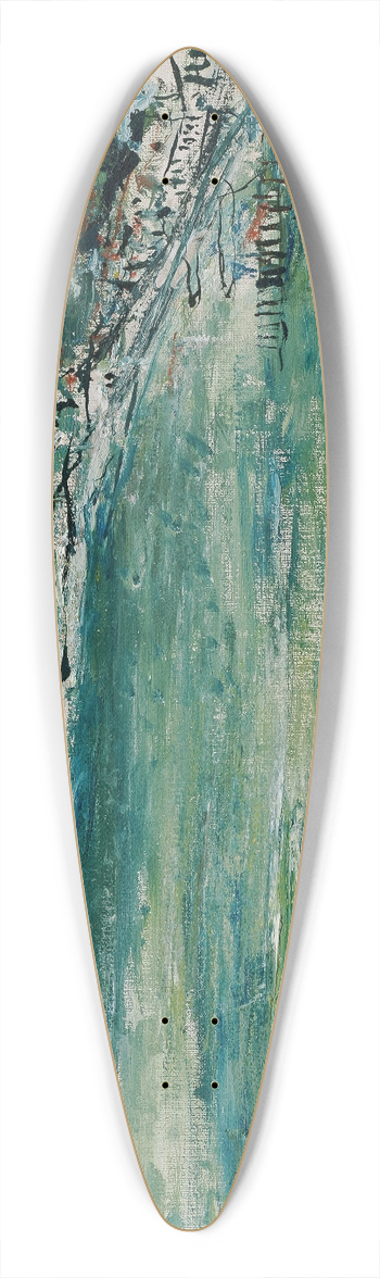 Wilhelm Thny - Le Havre 39.3 inch art pintail longboard deck