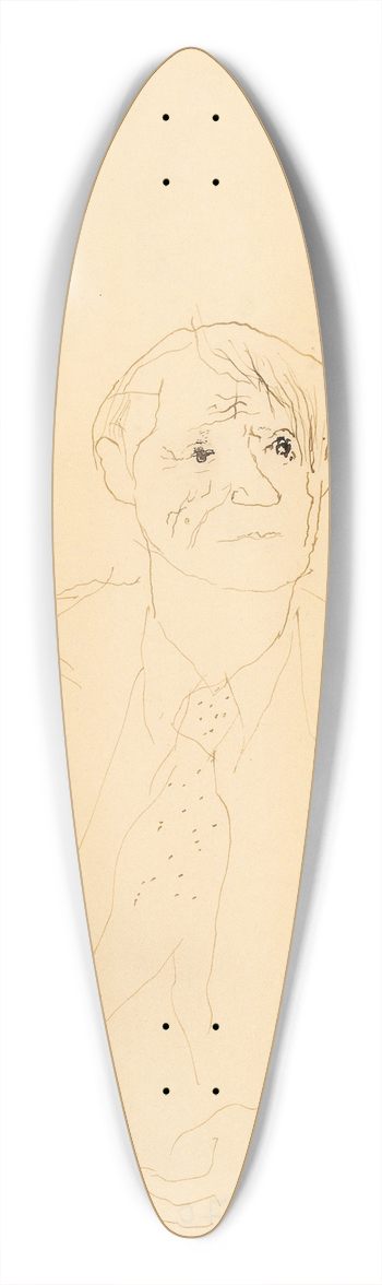 Wilhelm Thny - Picasso 39.3 inch art pintail longboard deck