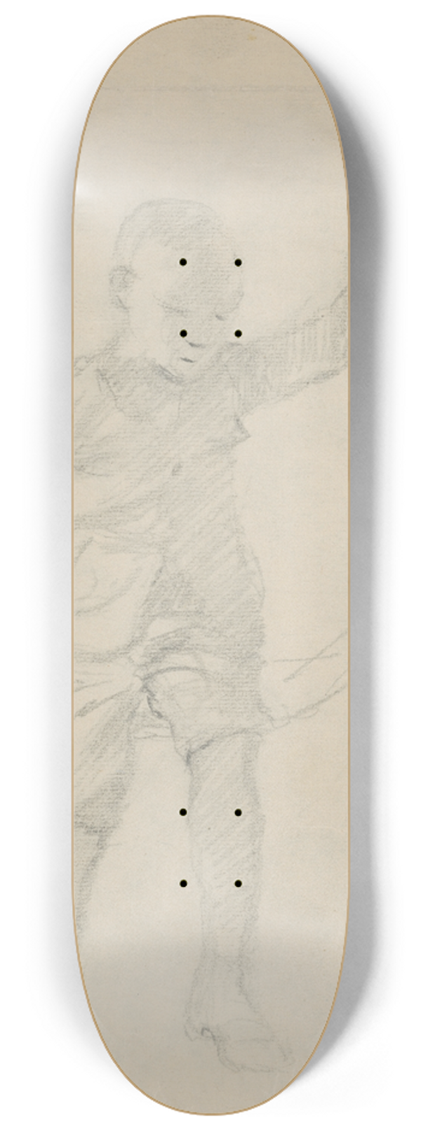 Gustv Mall - Seated Boy 8.25 inch art skate deck