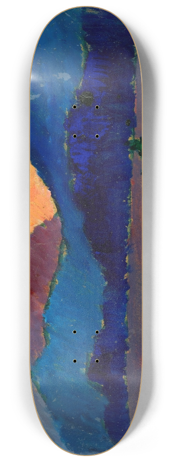 Alexej von Jawlensky - Summer evening in Murnau 8.25 inch art skate deck