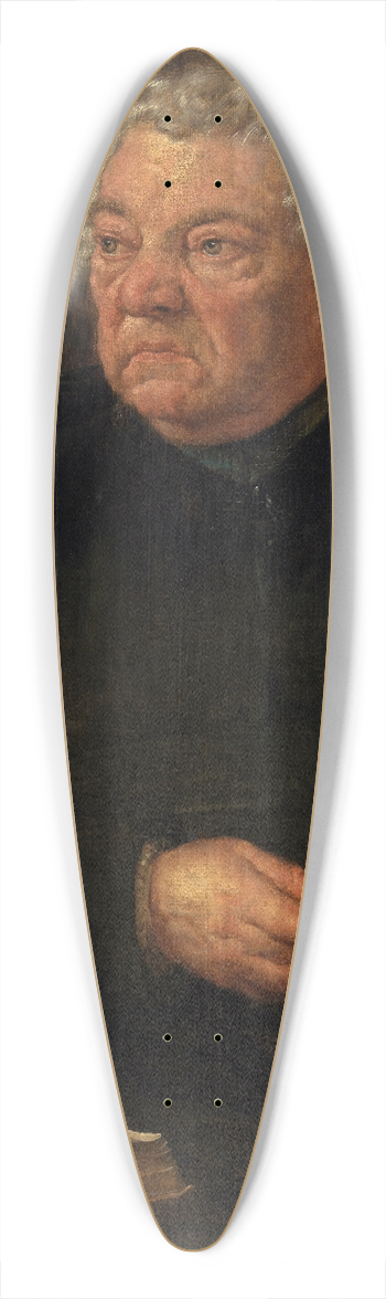 Willem Jacob Herreyns - Jacques de Bue, Jesuit and Bollandist 39.3 inch art pintail longboard deck