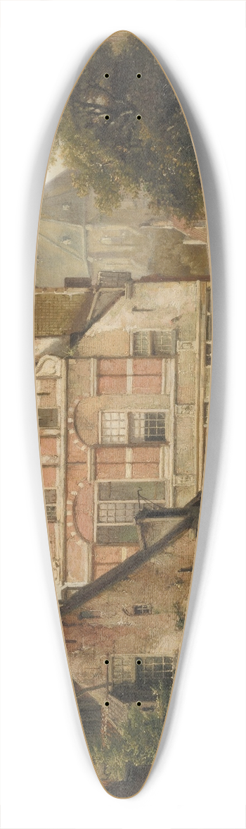 Willem Koekkoek - Amsterdam 39.3 inch art pintail longboard deck