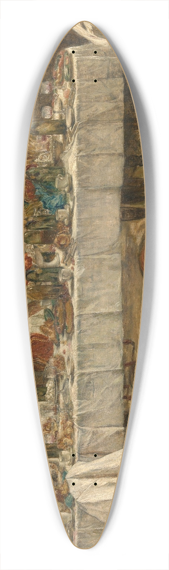 Willem Linnig the Younger - After the Wedding 39.3 inch art pintail longboard deck