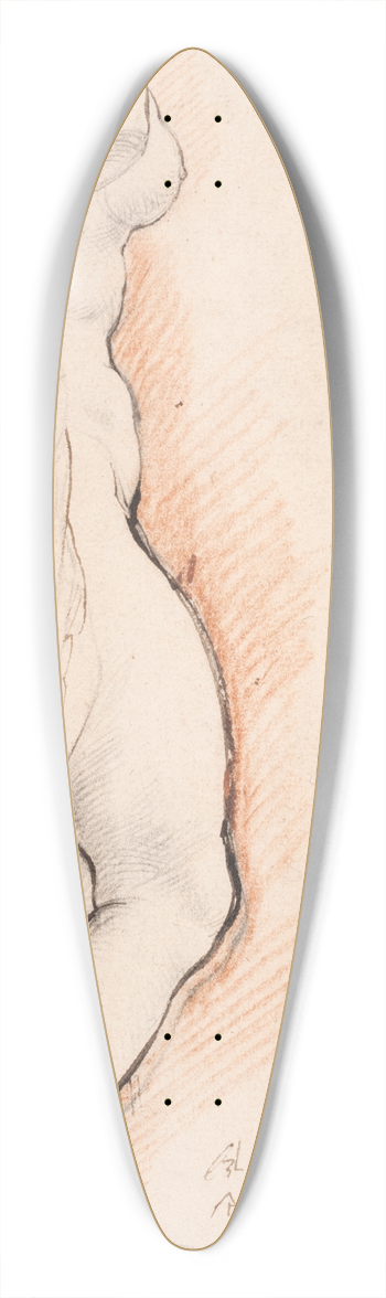 Willem Panneels - Venus. Antique statue seen from the right 39.3 inch art pintail longboard deck