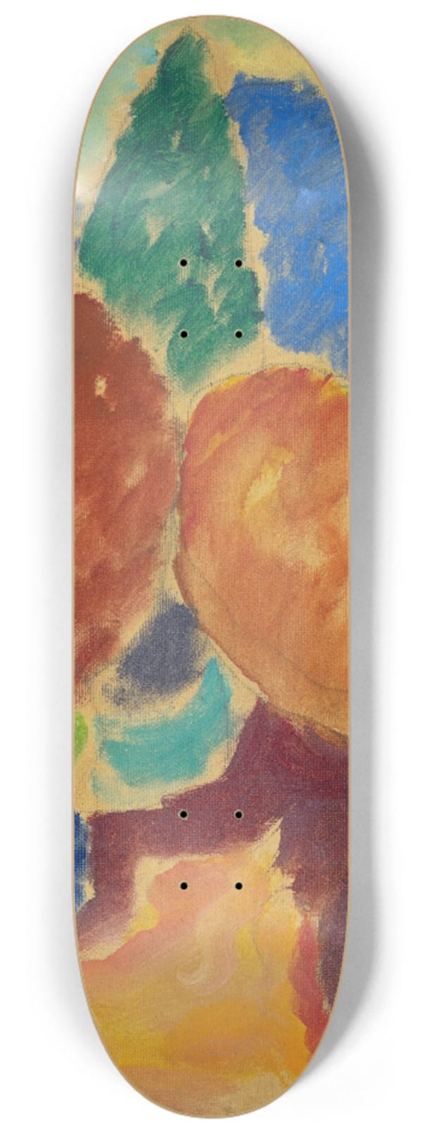 Alexej von Jawlensky - The Orange Path 8.25 inch art skate deck