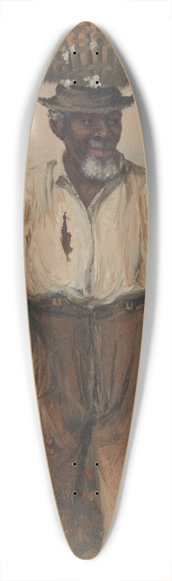 William Aiken Walker - A Cotton Picker 39.3 inch art pintail longboard deck