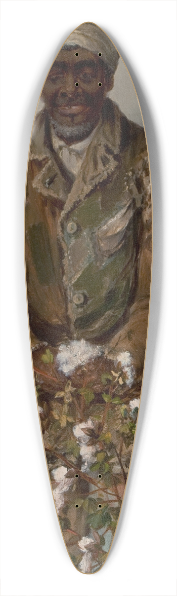 William Aiken Walker - Pickin Cotton 39.3 inch art pintail longboard deck