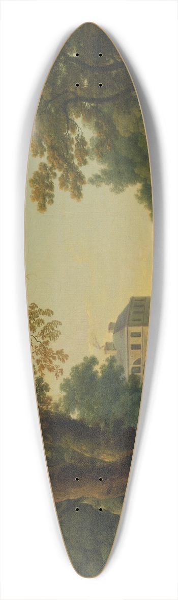 William Ashford - Mount Kennedy, County Wicklow, Ireland 39.3 inch art pintail longboard deck