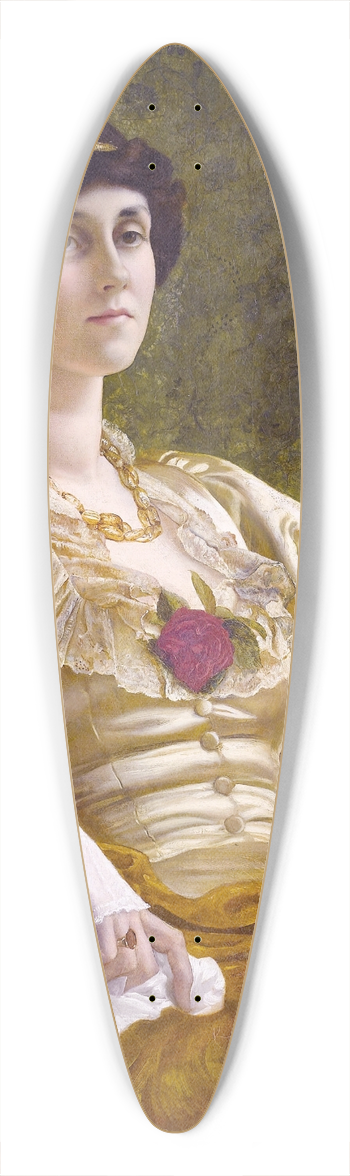 William Blake Richmond - Ethel Bertha Harrison 39.3 inch art pintail longboard deck