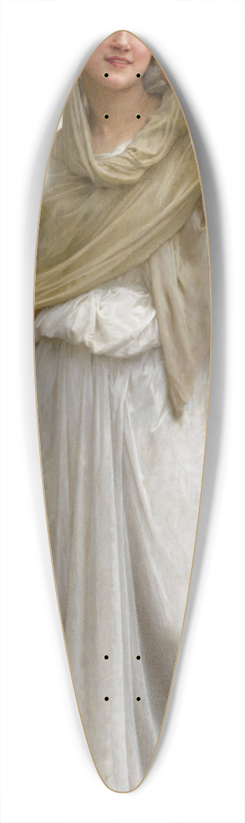 William Bouguereau - Prtresse de Bacchus 39.3 inch art pintail longboard deck