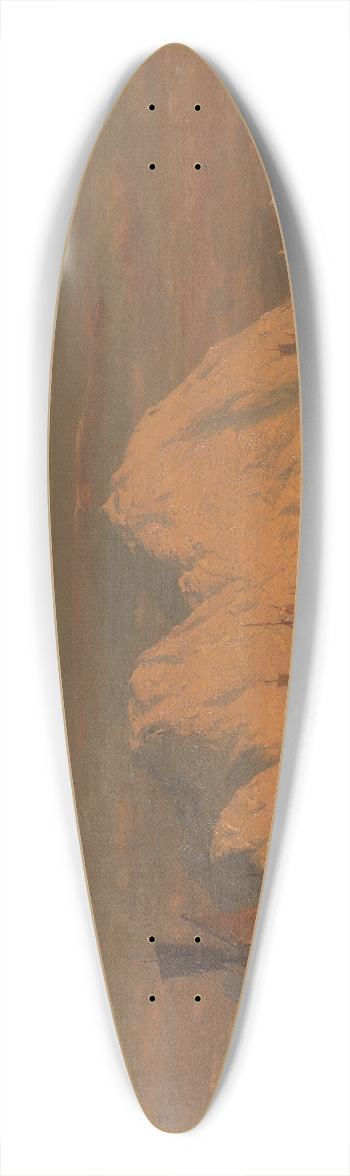 William Bradford - Off the Coast of Labrador 39.3 inch art pintail longboard deck