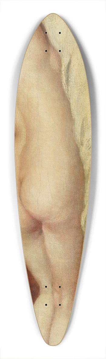 William Etty - Sleeping Female Nude 39.3 inch art pintail longboard deck