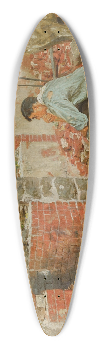 William Gilbert Gaul - Return Home 39.3 inch art pintail longboard deck