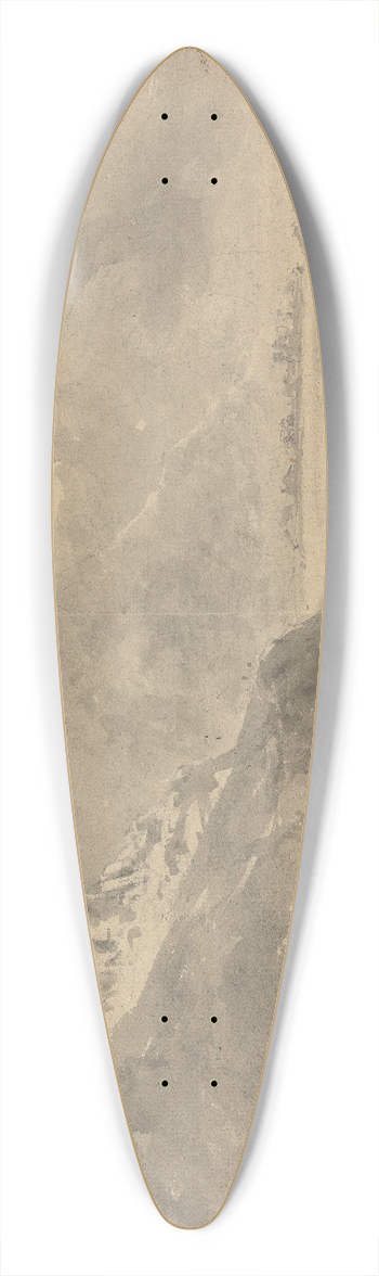 William Gilpin - Mountain Landscape 39.3 inch art pintail longboard deck