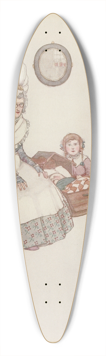 William Heath Robinson - Then began the nightingale to sing 39.3 inch art pintail longboard deck