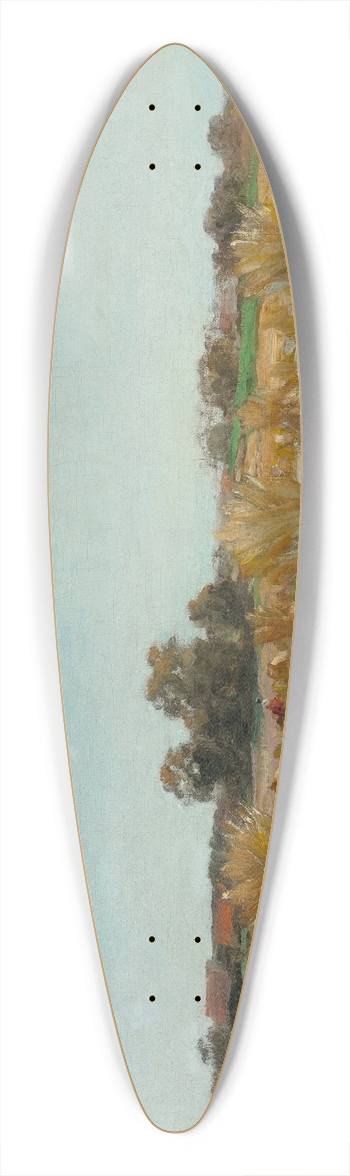 William Henry Lippincott - The Poachers 39.3 inch art pintail longboard deck