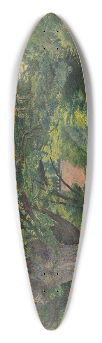 William Henry Millais - Hayes Common 39.3 inch art pintail longboard deck