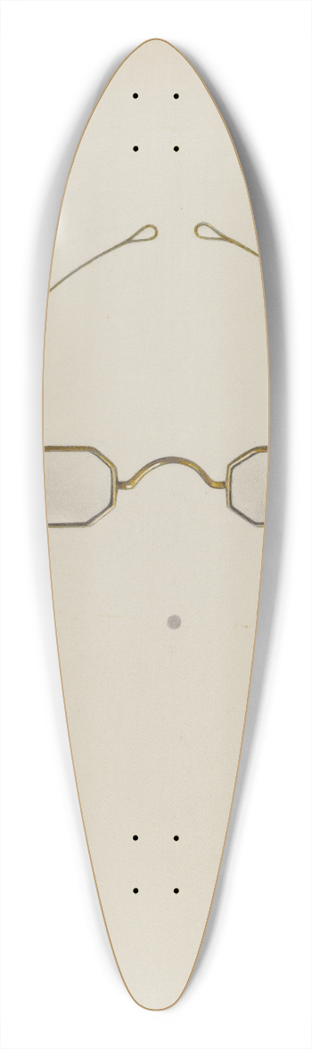 William High - Spectacles 39.3 inch art pintail longboard deck