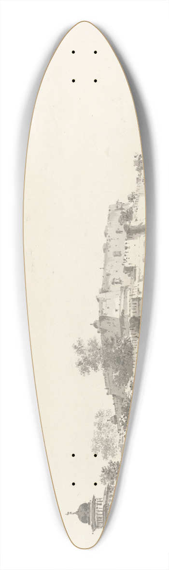 William Hodges - Original Drawings for Choix de Vues de LInde and Others Pl.26 39.3 inch art pintail longboard deck