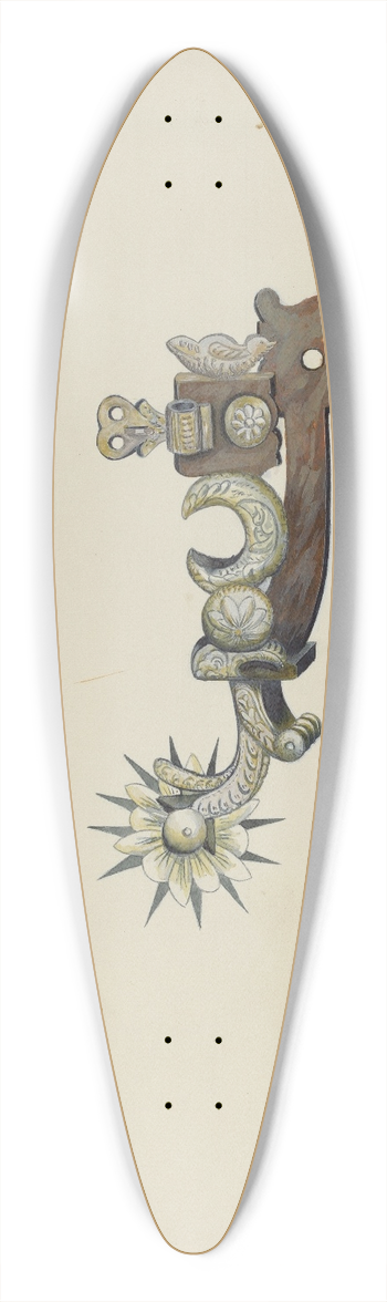 William Hoffman - Spur 39.3 inch art pintail longboard deck