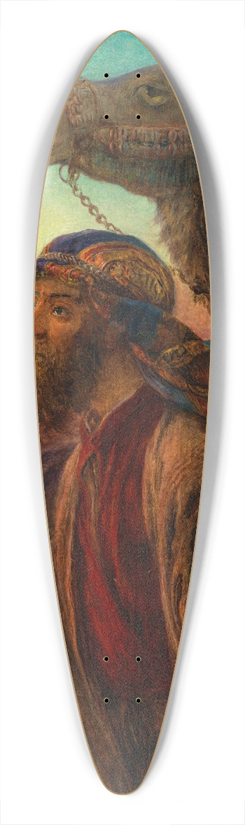 William James Webbe - The Homeward Journey 39.3 inch art pintail longboard deck