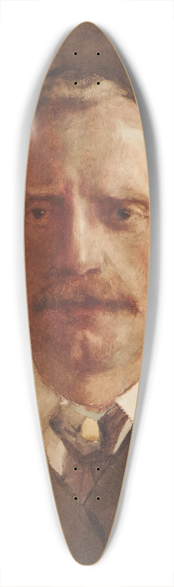 William John Wainwright - Portrait of Mr Sullivan 39.3 inch art pintail longboard deck