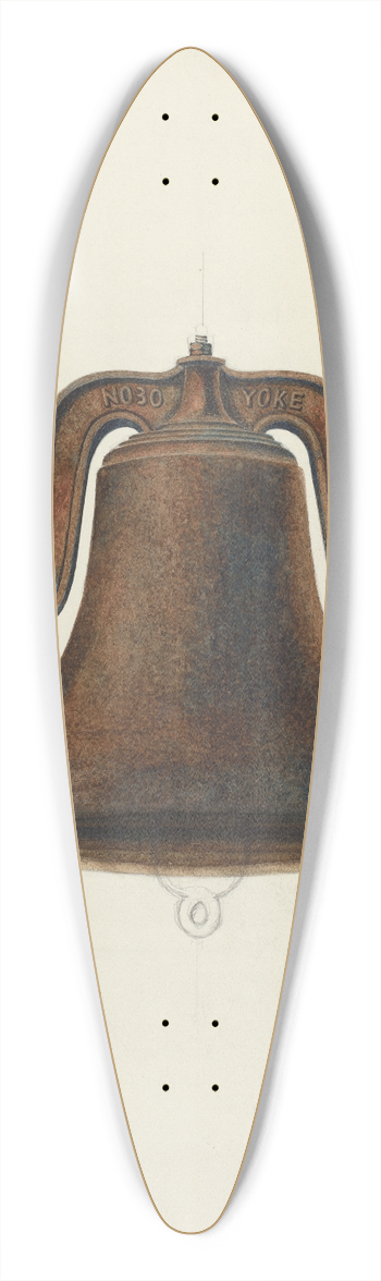 William Kieckhofel - Bell 39.3 inch art pintail longboard deck