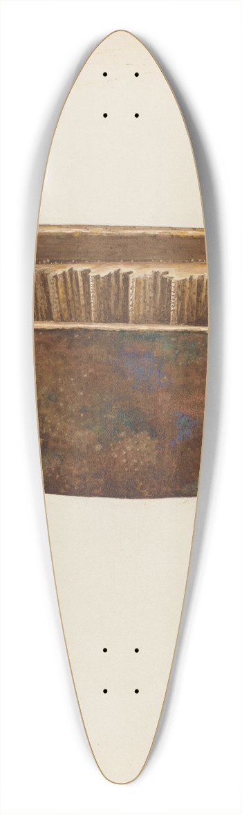 William Kieckhofel - Crockery Mold 39.3 inch art pintail longboard deck