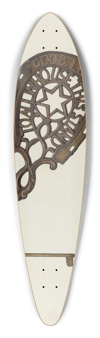 William Ludwig - Trivet 39.3 inch art pintail longboard deck