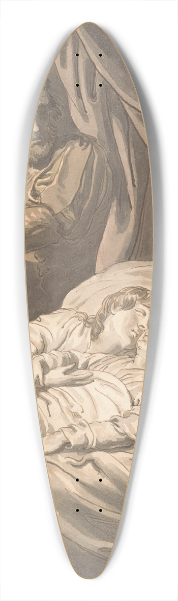 William Marshall Craig - The Princes in the Tower 39.3 inch art pintail longboard deck