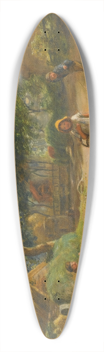 William Mctaggart - The Press Gang 39.3 inch art pintail longboard deck