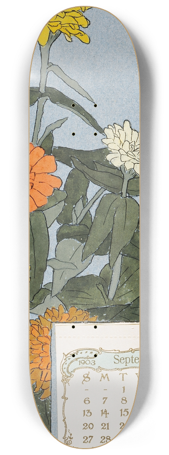 Hannah Borger Overbeck - Zinnia 8.25 inch art skate deck