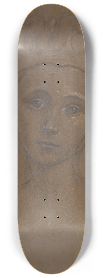 Hanna Hirsch-Pauli - The Princess 8.25 inch art skate deck