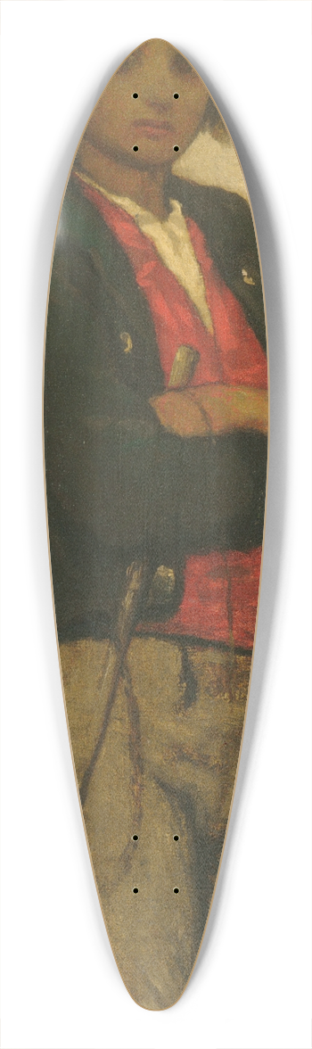 William Morris Hunt - Italian Boy 39.3 inch art pintail longboard deck