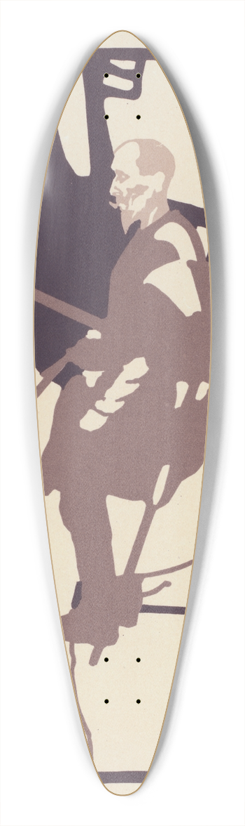 William Nicholson - Don Quixote 39.3 inch art pintail longboard deck
