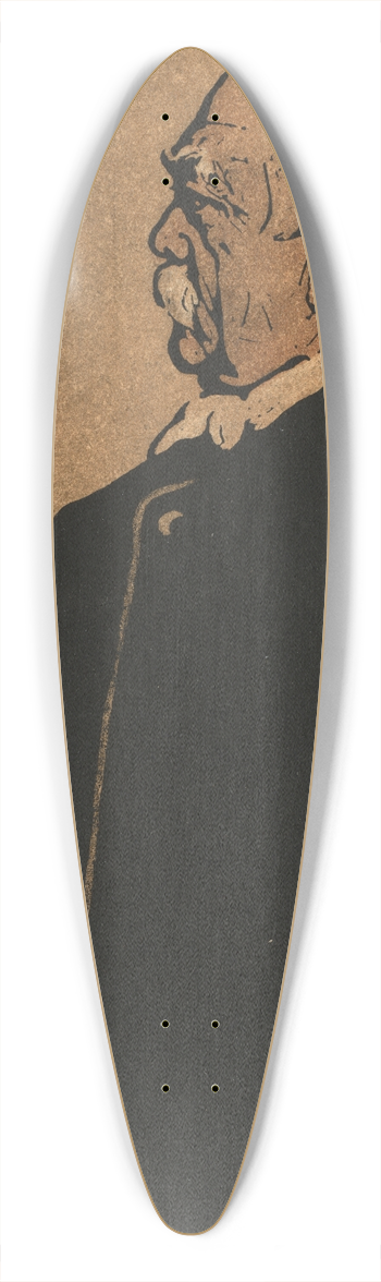 William Nicholson - Prince Bismark 39.3 inch art pintail longboard deck