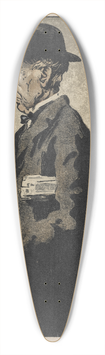 William Nicholson - Russell Sage 39.3 inch art pintail longboard deck