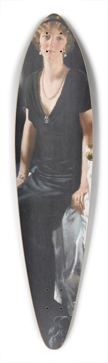 William Orpen - Idina Wallace 39.3 inch art pintail longboard deck