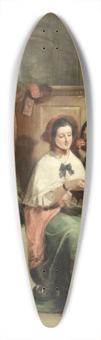 William Powell Frith - Following the sermon 39.3 inch art pintail longboard deck