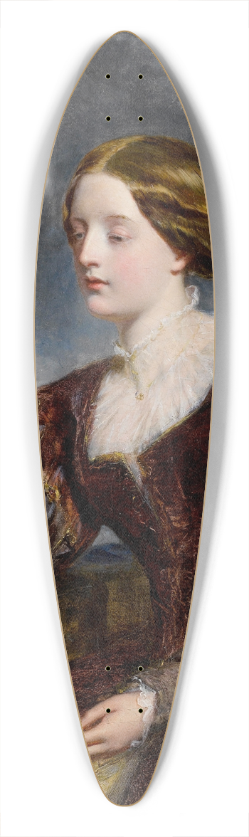 William Powell Frith - The Signal 39.3 inch art pintail longboard deck