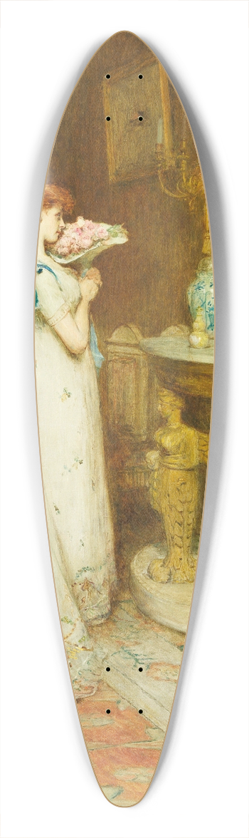 William Quiller Orchardson - Reflections 39.3 inch art pintail longboard deck