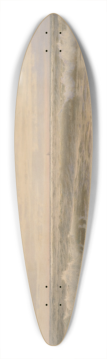 William Trost Richards - Atlantic Coast 39.3 inch art pintail longboard deck