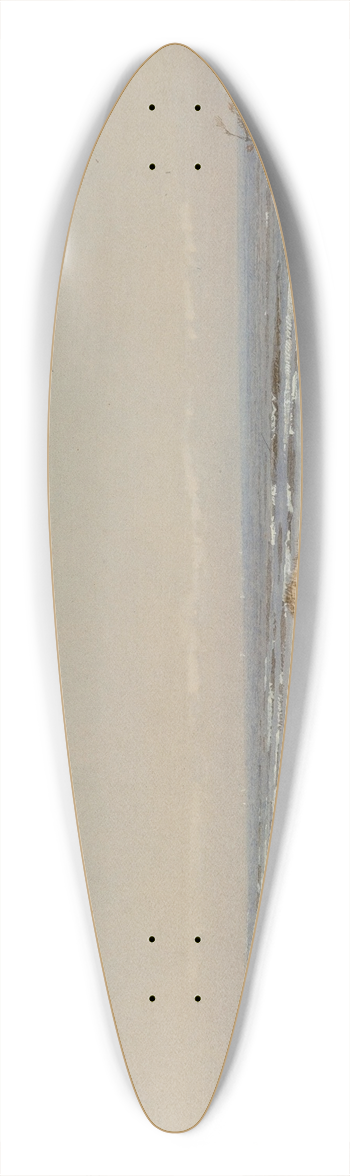 William Trost Richards - Dunes Near Atlantic City 39.3 inch art pintail longboard deck