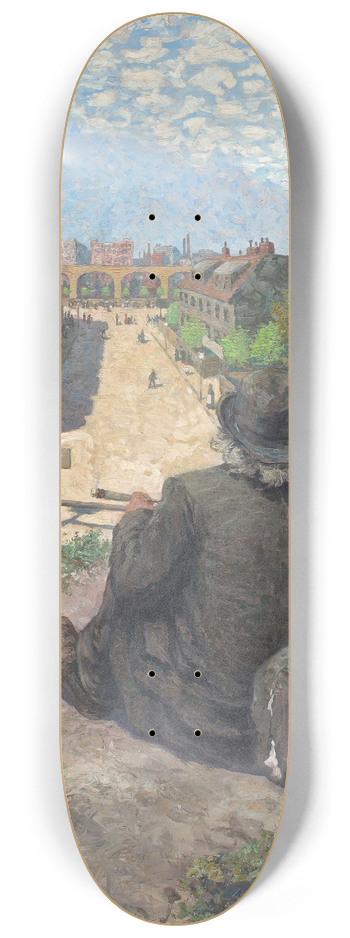 Hans Baluschek - Frhling 8.25 inch art skate deck